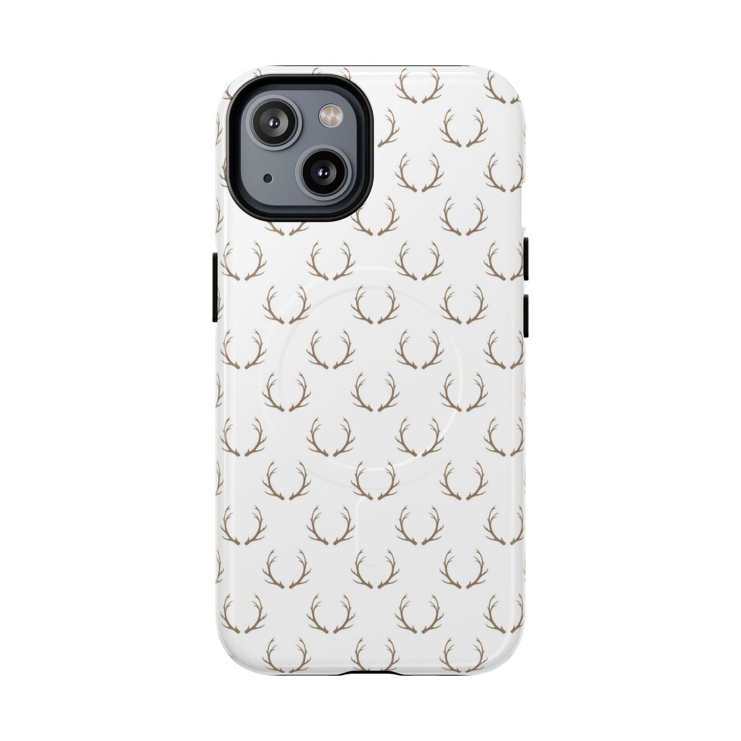 White Antlers Magnetic Case