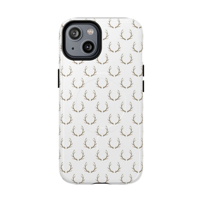 White Antlers Magnetic Case