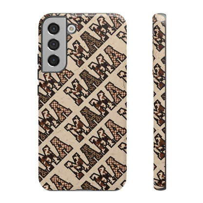 Grunge Cowhide Mama Tough Case