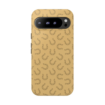 Mustard Horseshoes Tough Phone Case