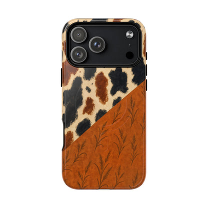 Harvest Cowhide Swaths Magnetic Case