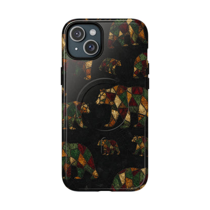 Stained Bear Magnetic Case