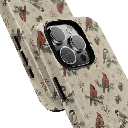 Cardinals And Chickadees Magnetic Case