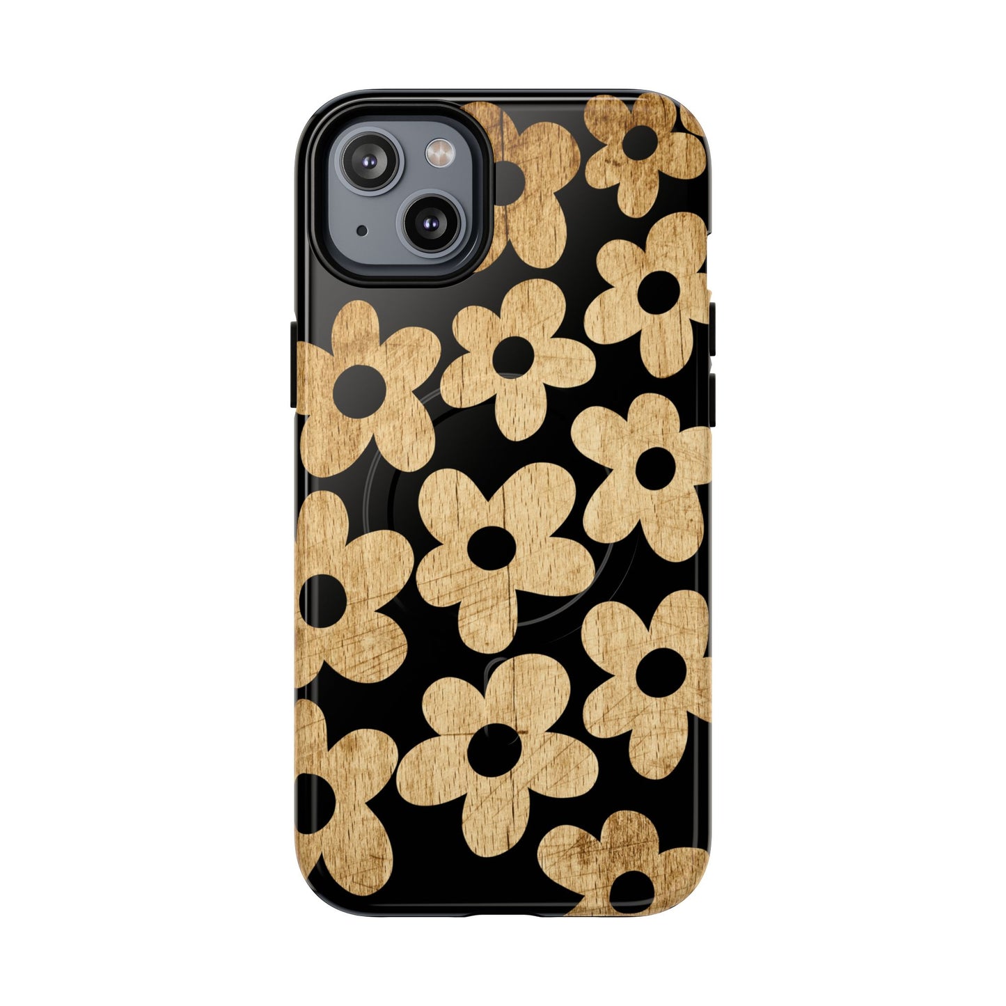 Retro Flower Magnetic Case
