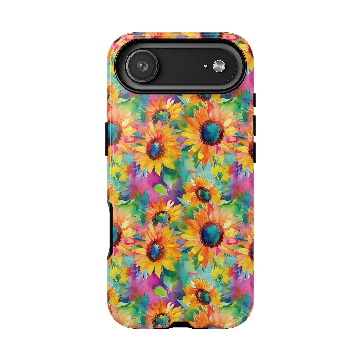 Neon Sunflowers Tough Phone Case