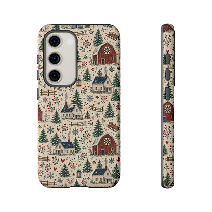 Snowy Farmstead Tough Case