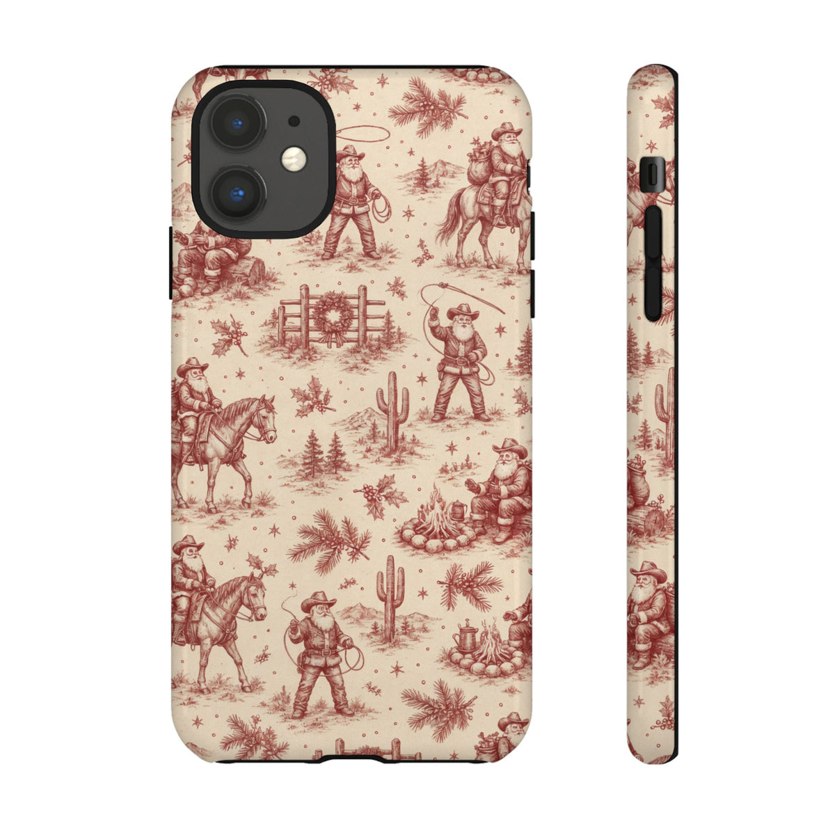 Cowboy Santa Toile Tough Case