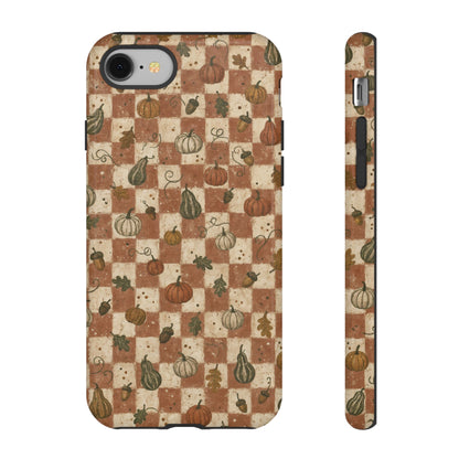 Pumpkin Checker Tough Case