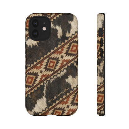 Cowhide Aztec Mama Tough Case