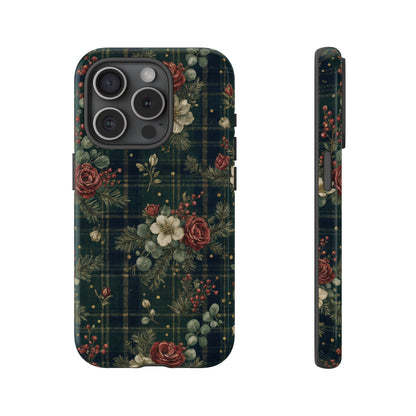 Tartan Roses Tough Case