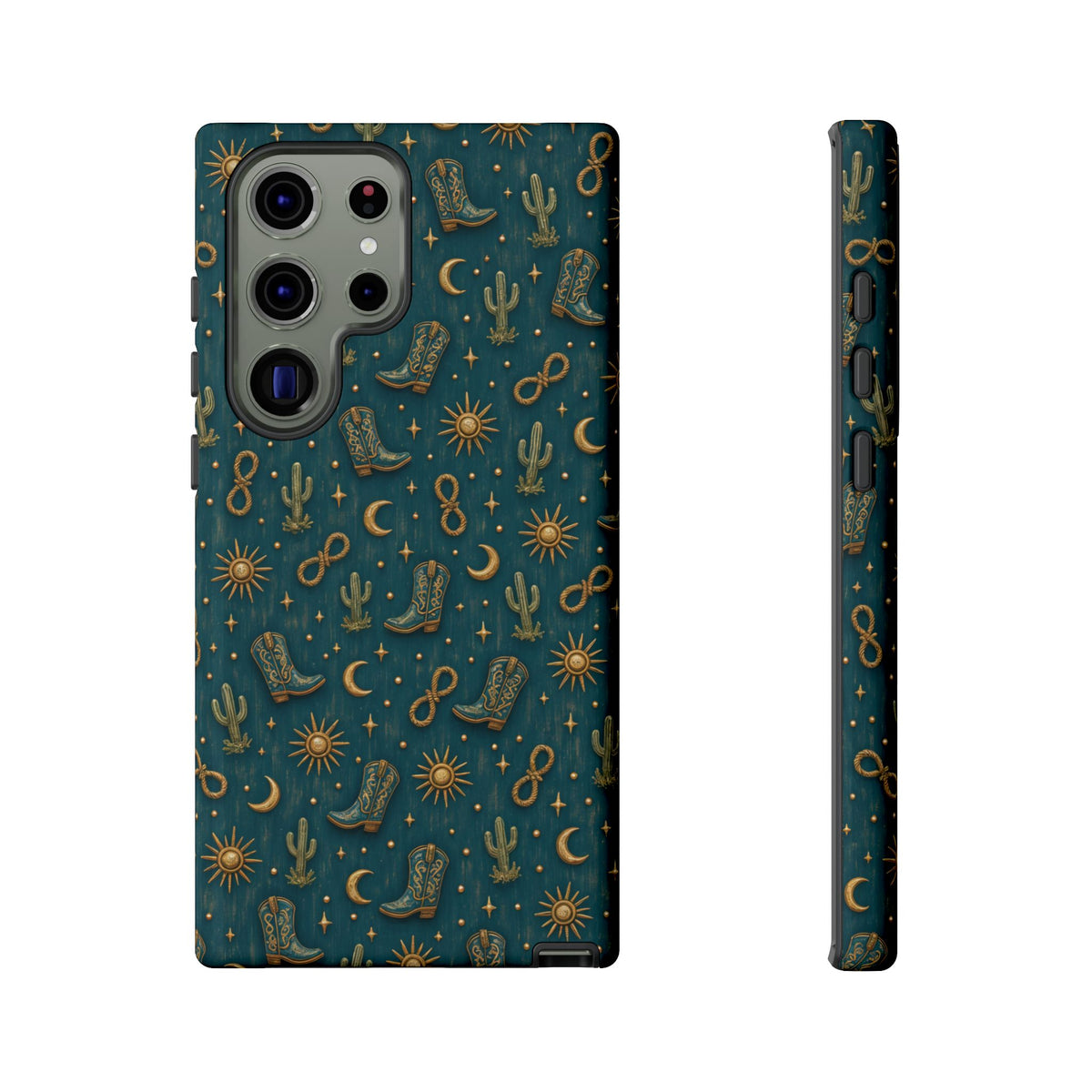 Teal Western Charms Tough Case