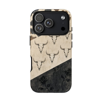 Bull Skull Rose Tough Case