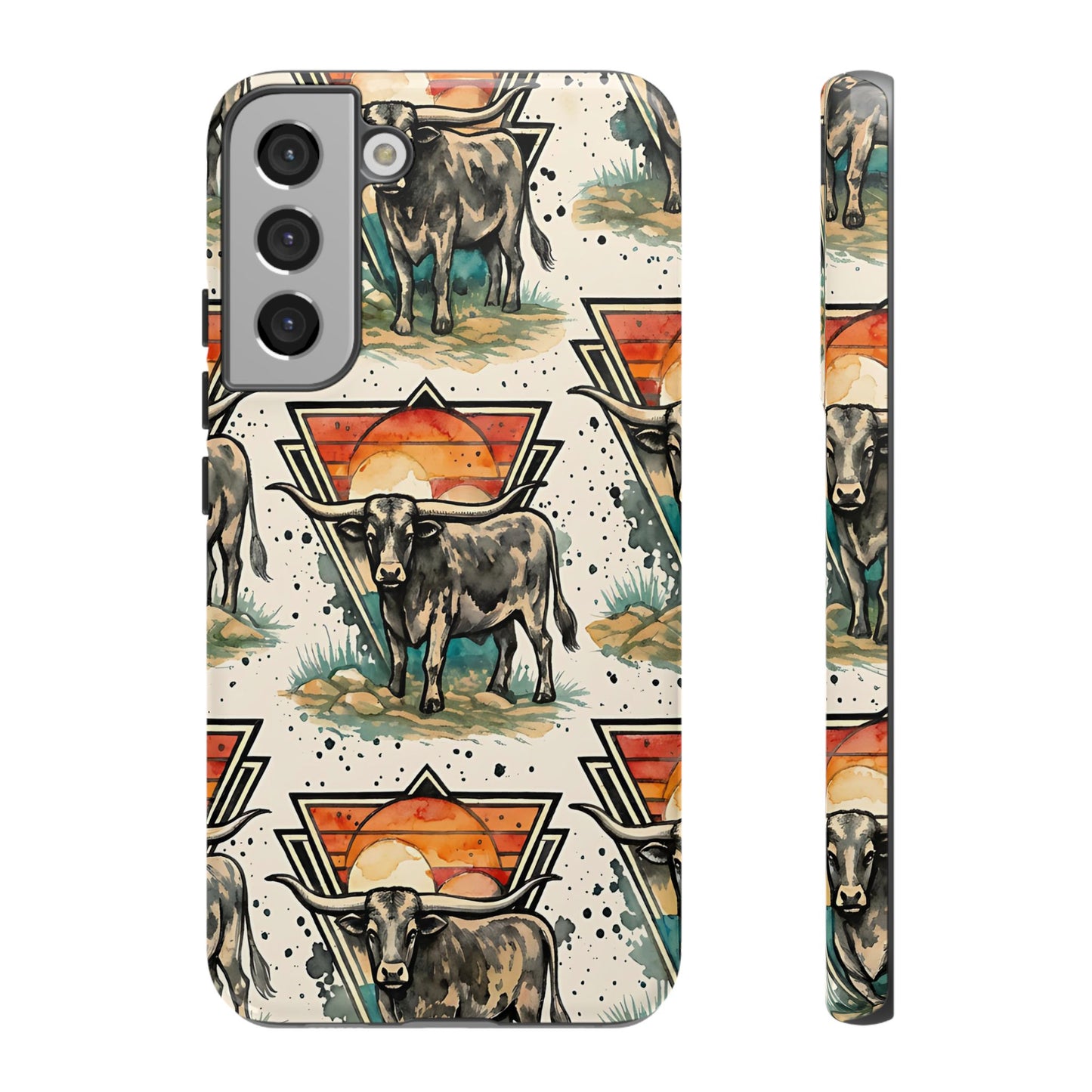 Retro Longhorn Tough Case