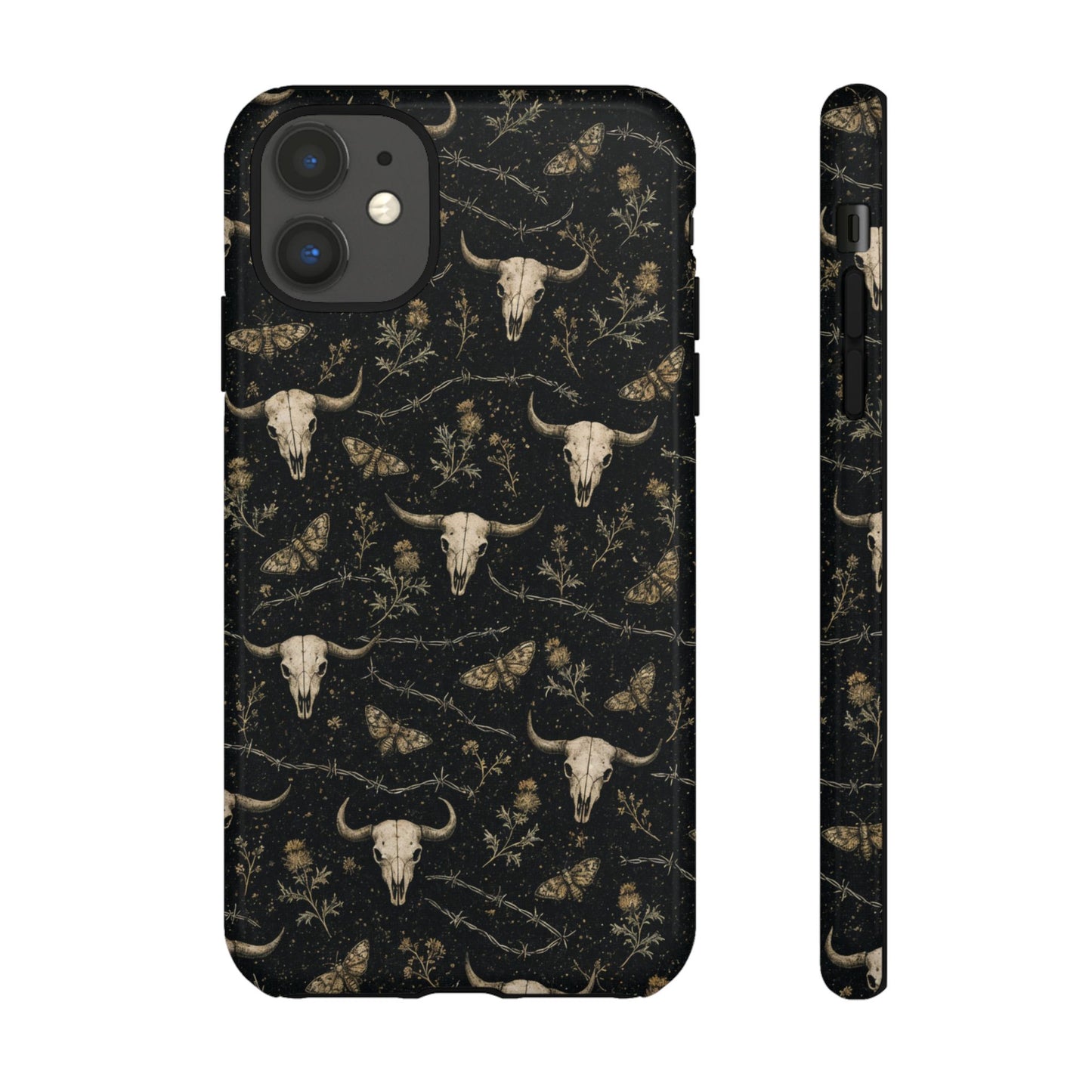 Bull Skull Barbwire Tough Case