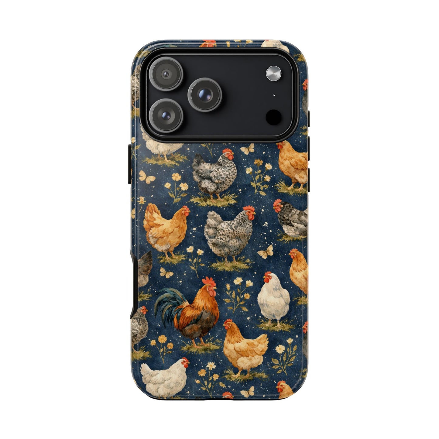 Indigo Chickens Tough Case