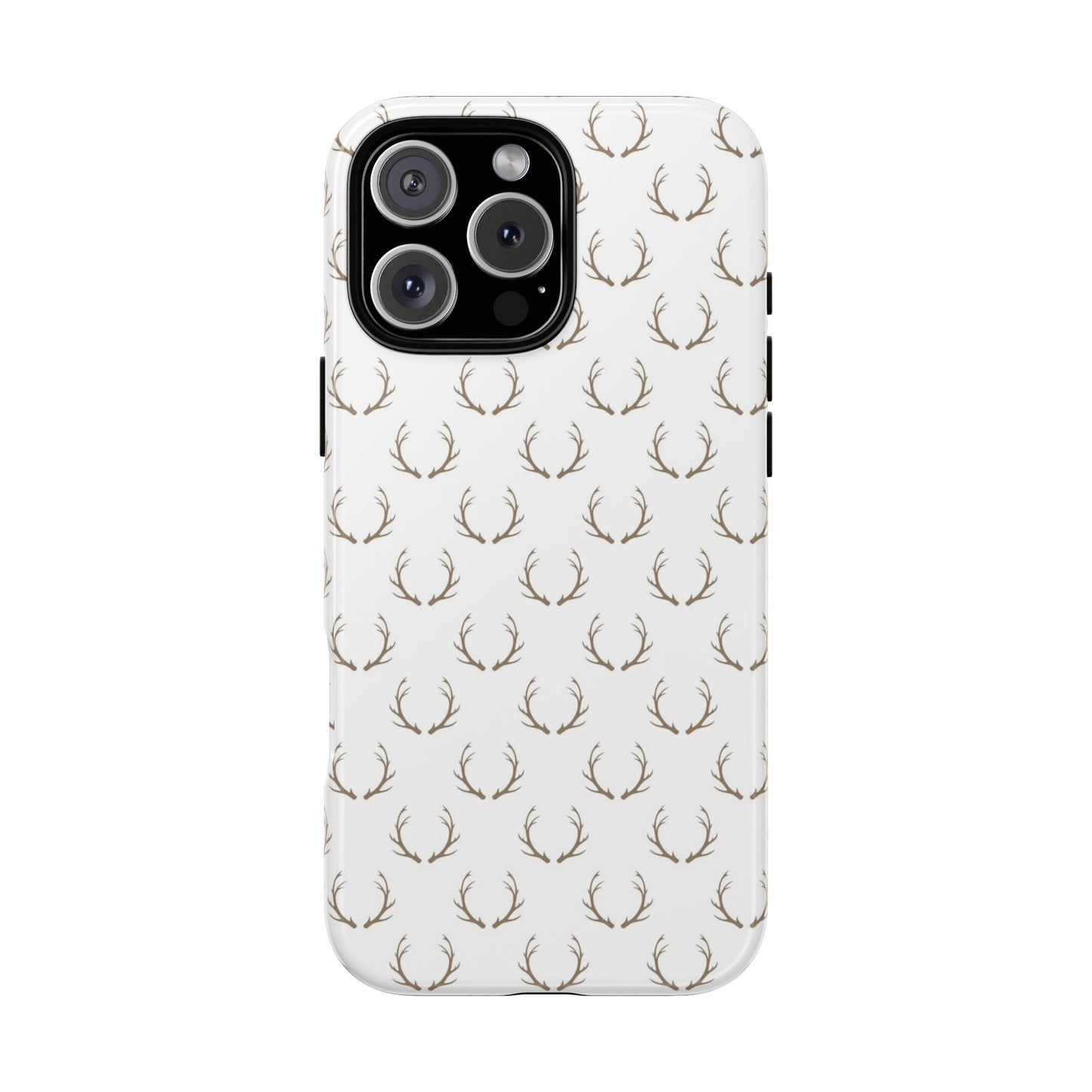 White Antlers Tough Phone Case