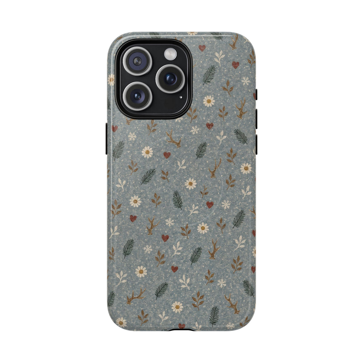 Antler Daisies Snow Magnetic Case