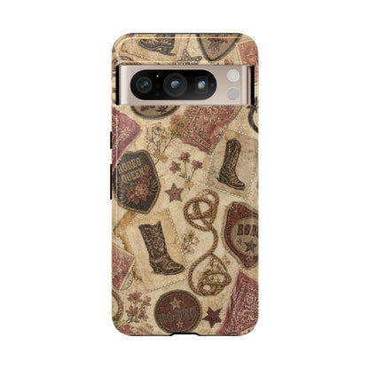 Cowgirl Collage Tough Case