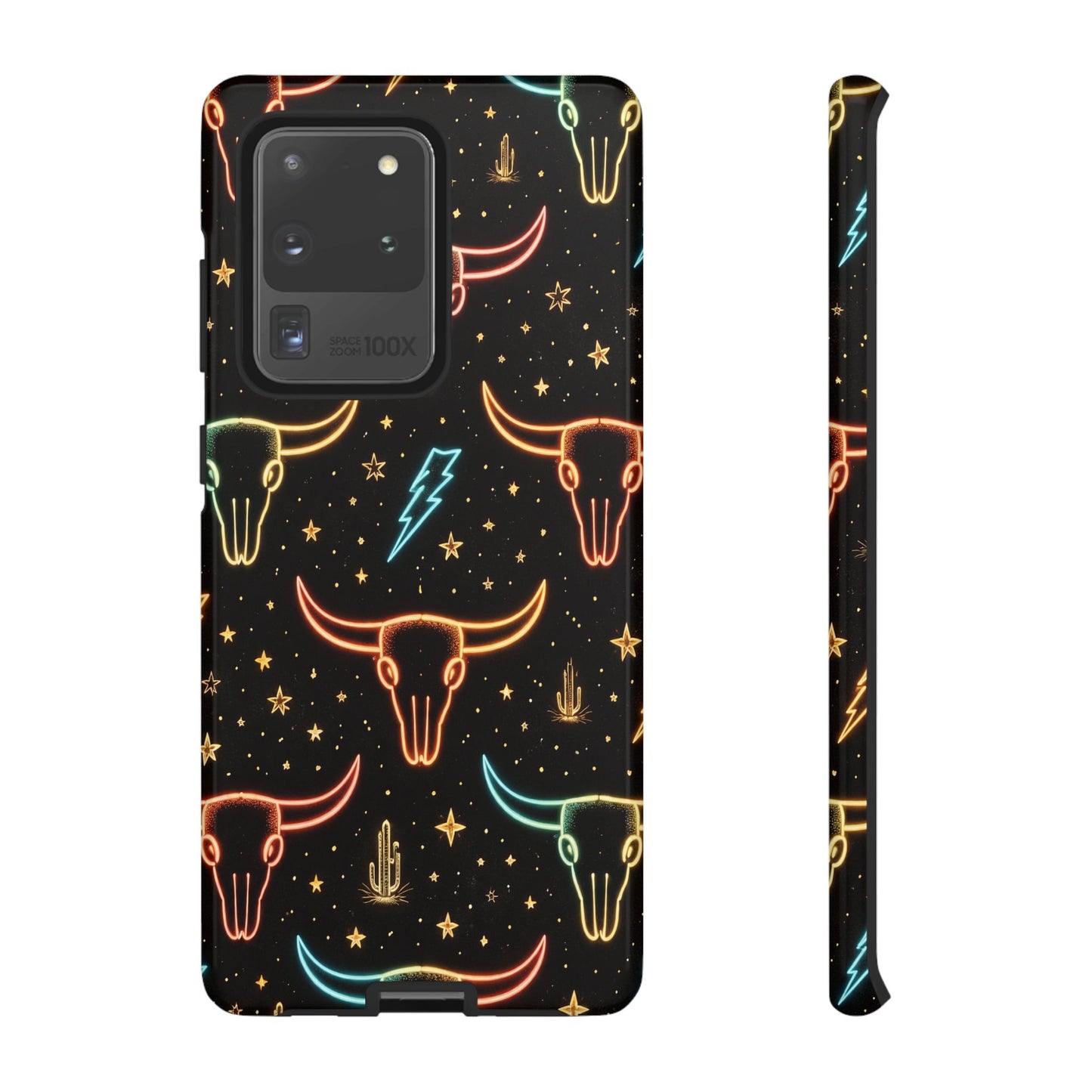 Neon Longhorns Tough Case