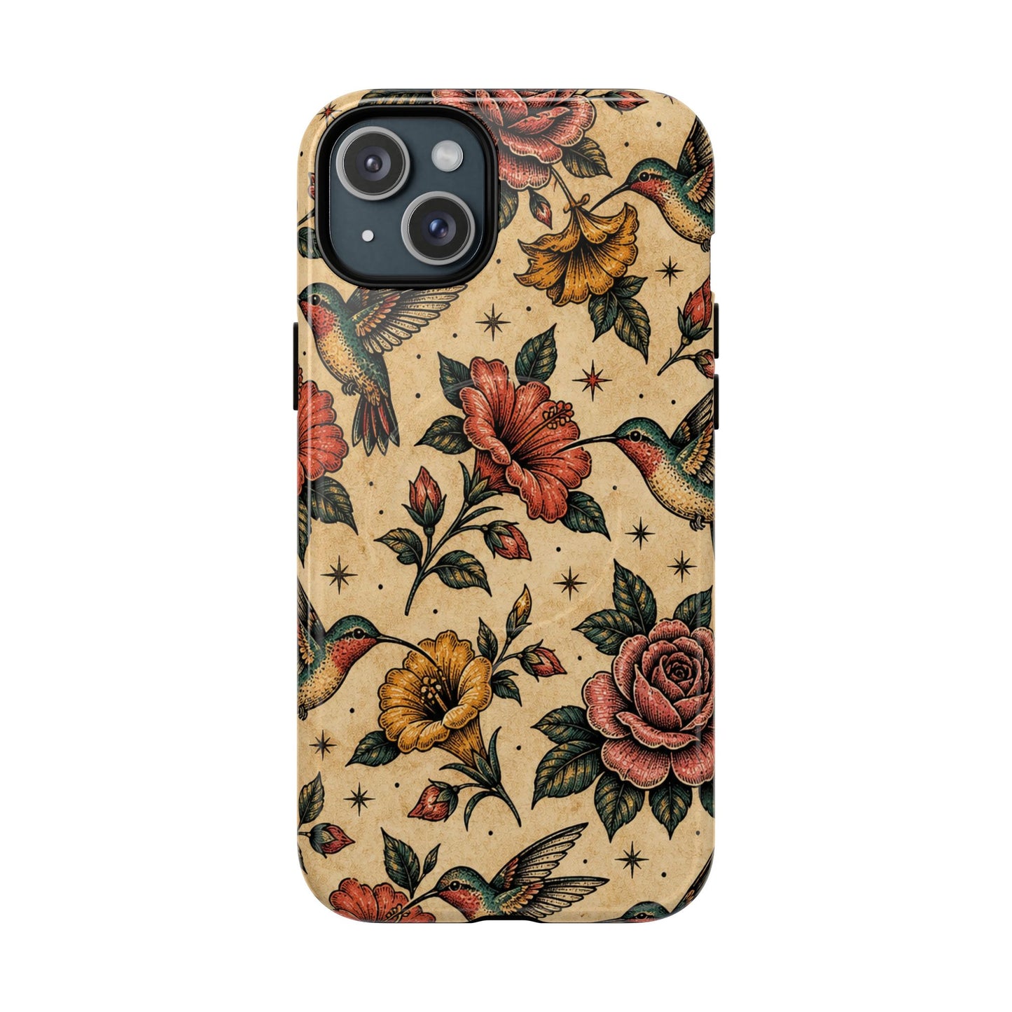 Hummingbird Rose Magnetic Case