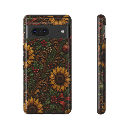 Christmas Sunflowers Tough Case