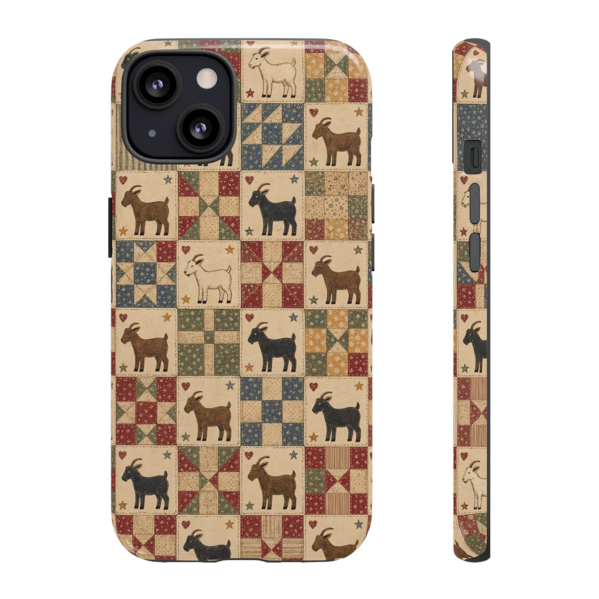 Goat Quilt Tough Case