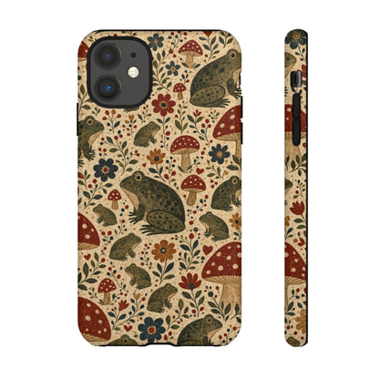 Folk Frog Toadstool Tough Case