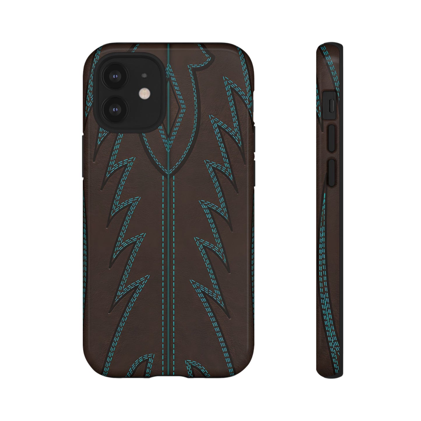 Boot Closeup Brown Turquoise Tough Case