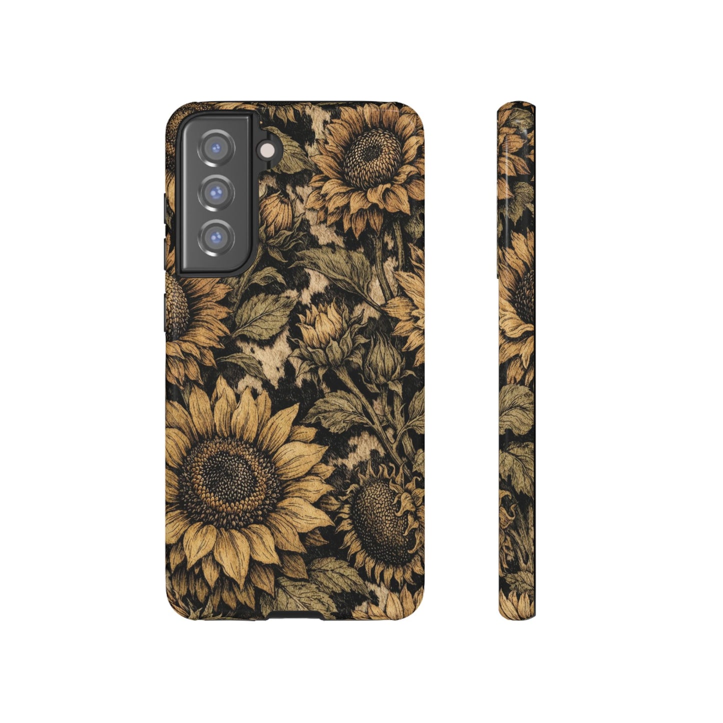 Cowhide Sunflowers Tough Case