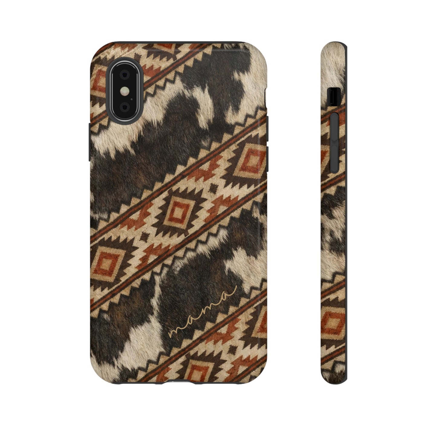 Cowhide Aztec Mama Tough Case
