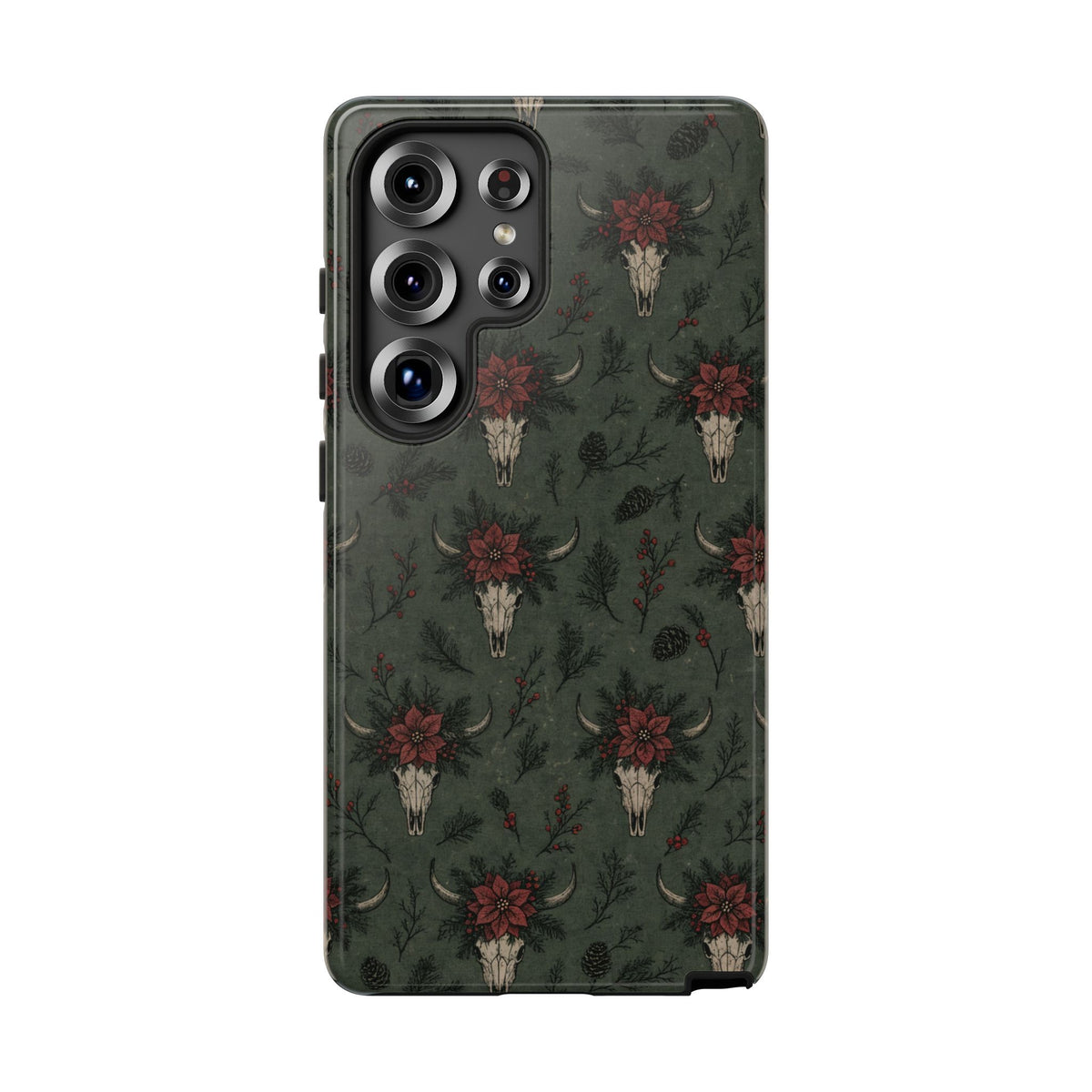 Inked Christmas Skull Tough Case