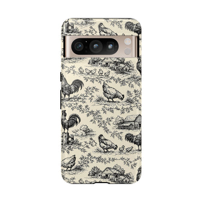 Toile Chickens Tough Case