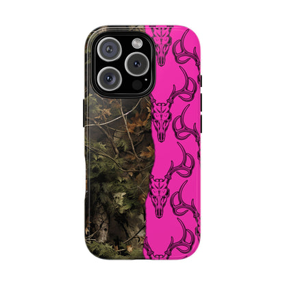 Camo Deer Skulls Pink Tough Case