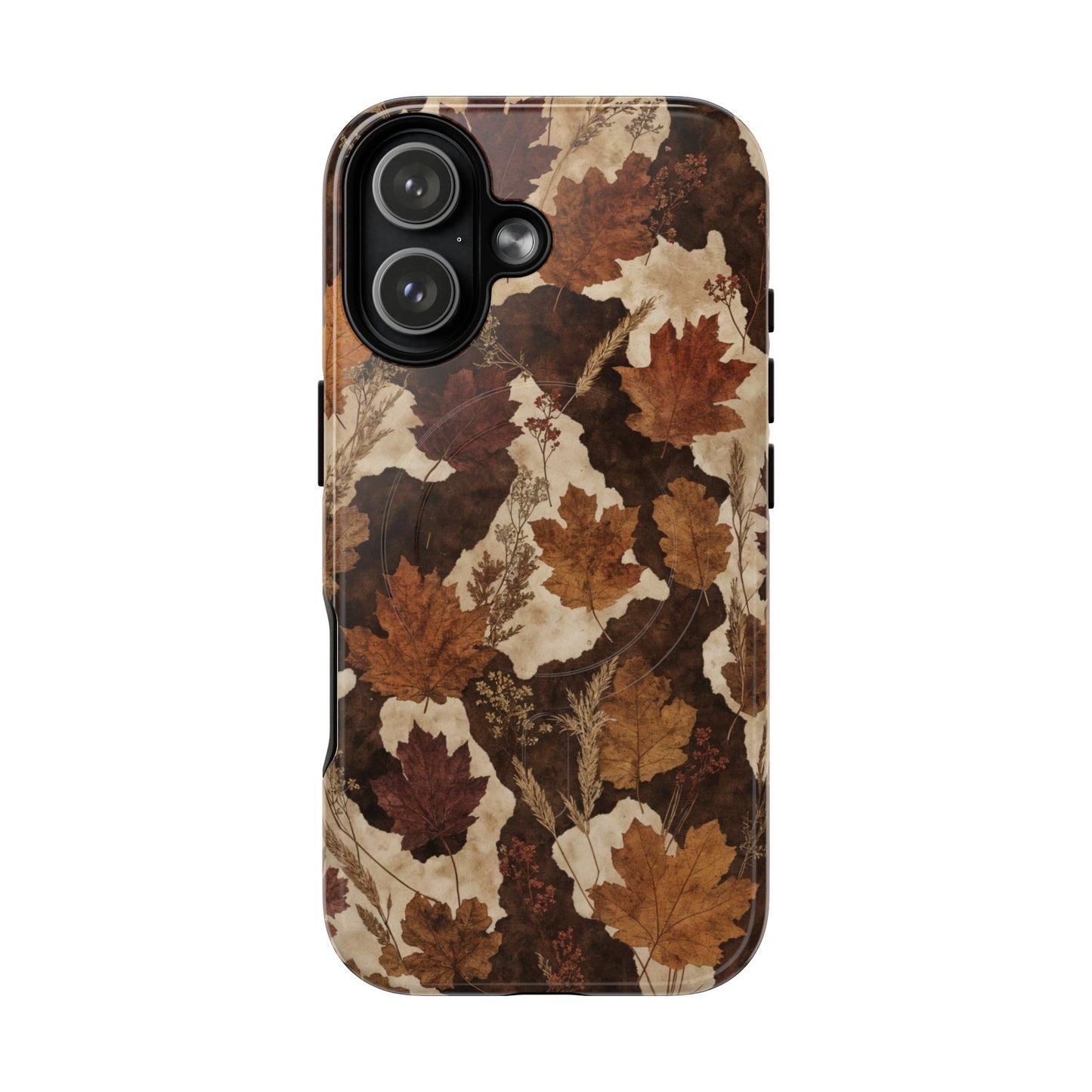 Autumn Cowhide Magnetic Case