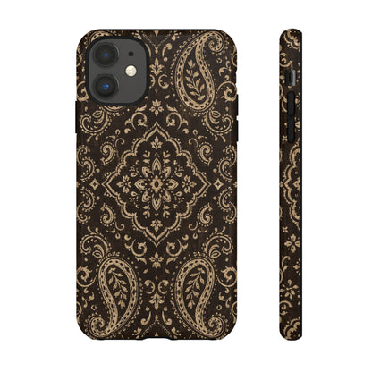 Chocolate Paisley Tough Case