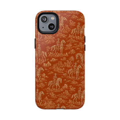 Cowboy Skeleton Toile Magnetic Case