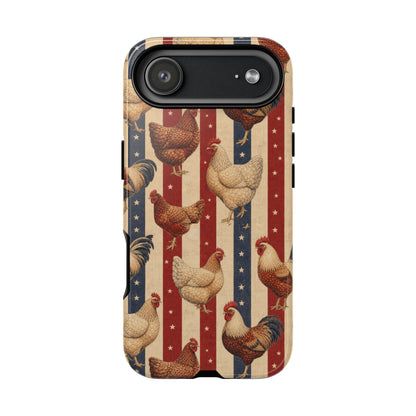 Chickens and Stripes Tough Case