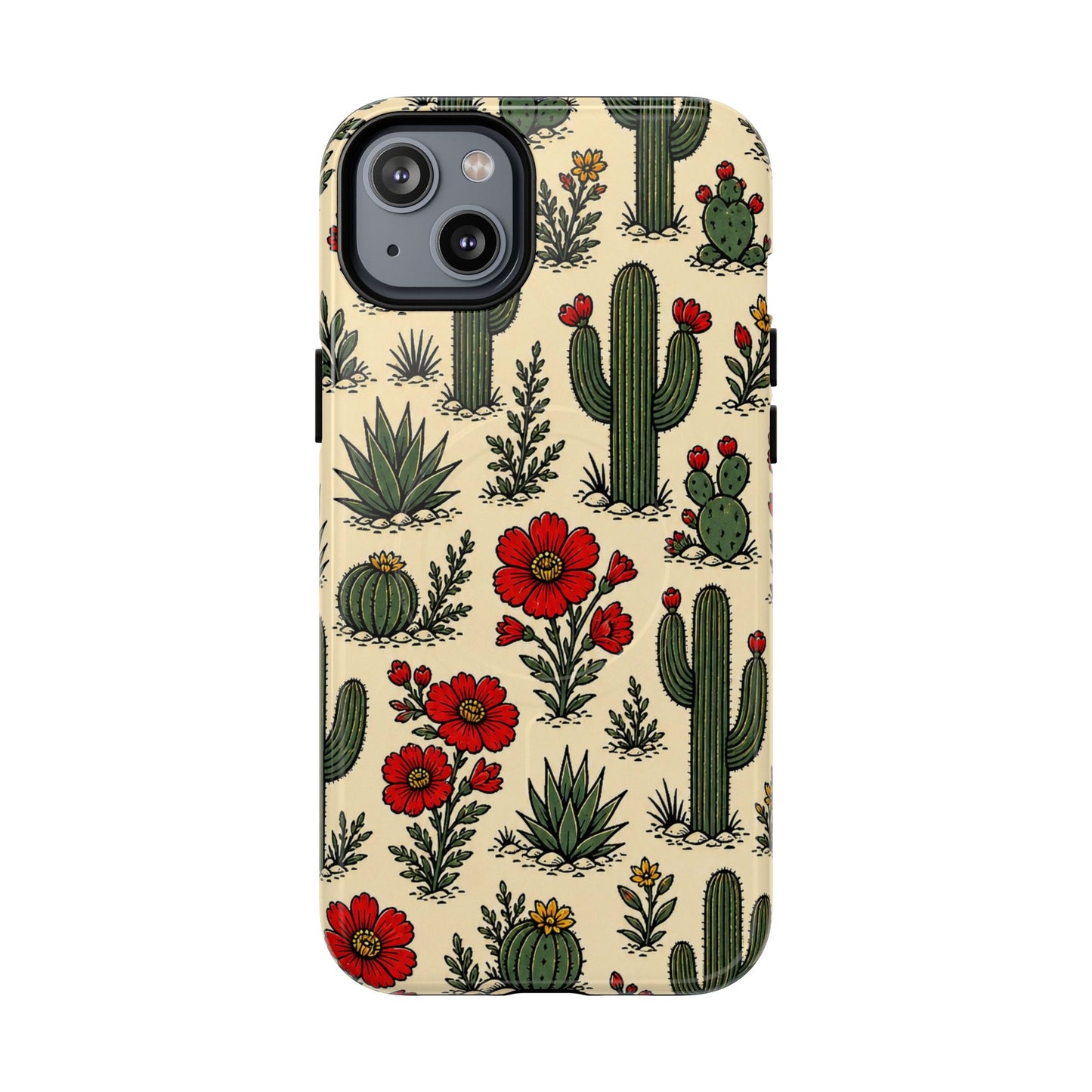 Poppy Cactus Magnetic Case