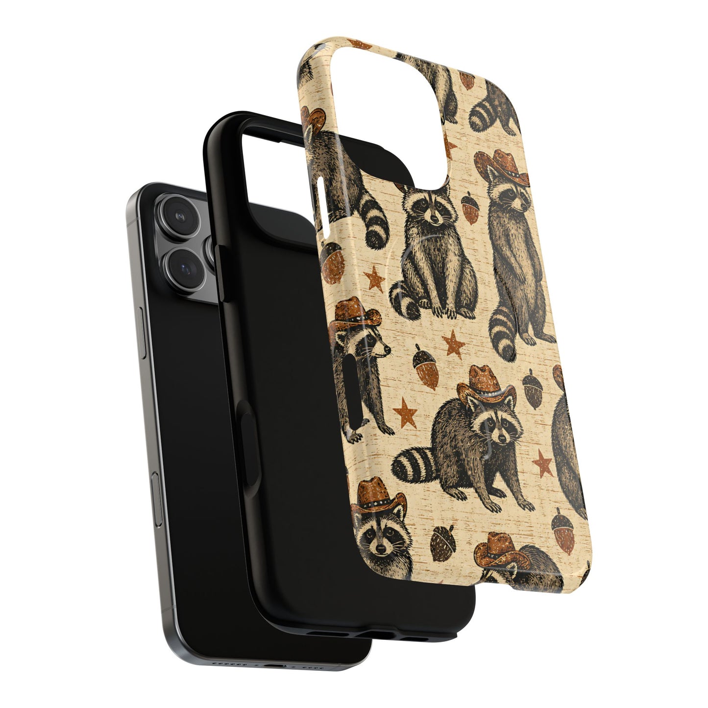 Retro Raccoon Magnetic Case