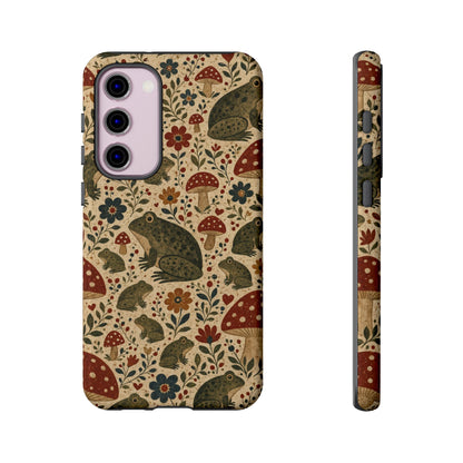 Folk Frog Toadstool Tough Case