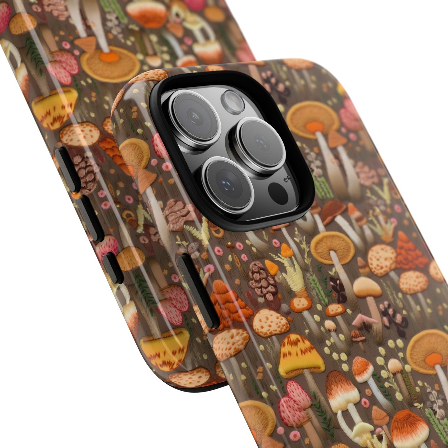 Orange Mushroom Tough Phone Case
