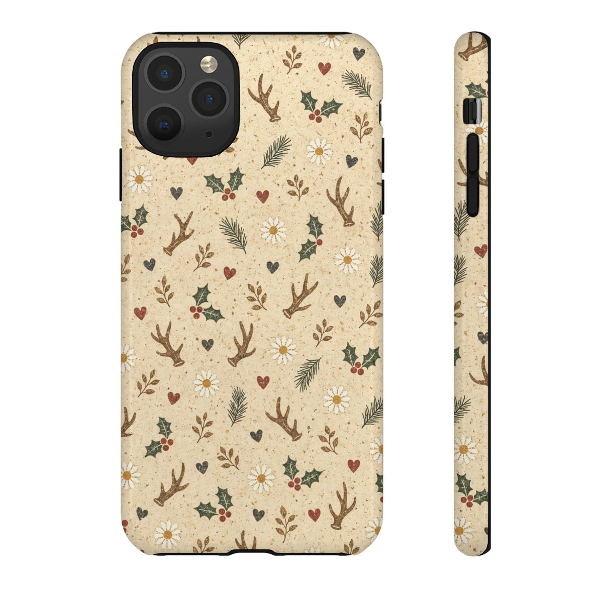 Antler Daisies Christmas Tough Case