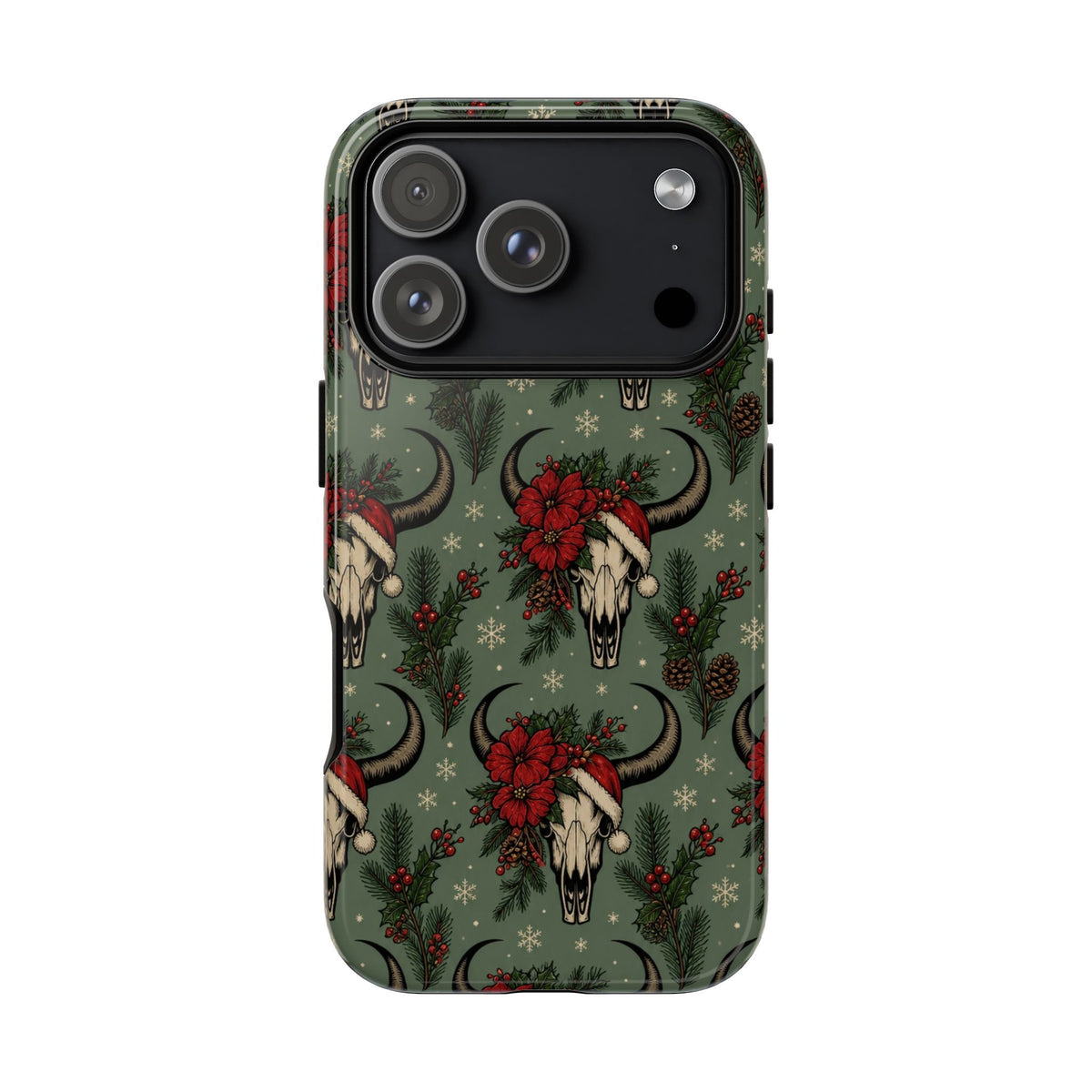 Santa Bull Skulls Tough Case