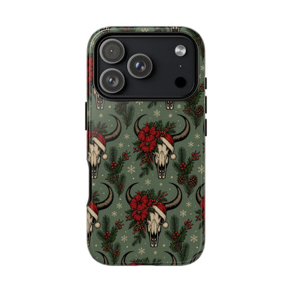 Santa Bull Skulls Tough Case