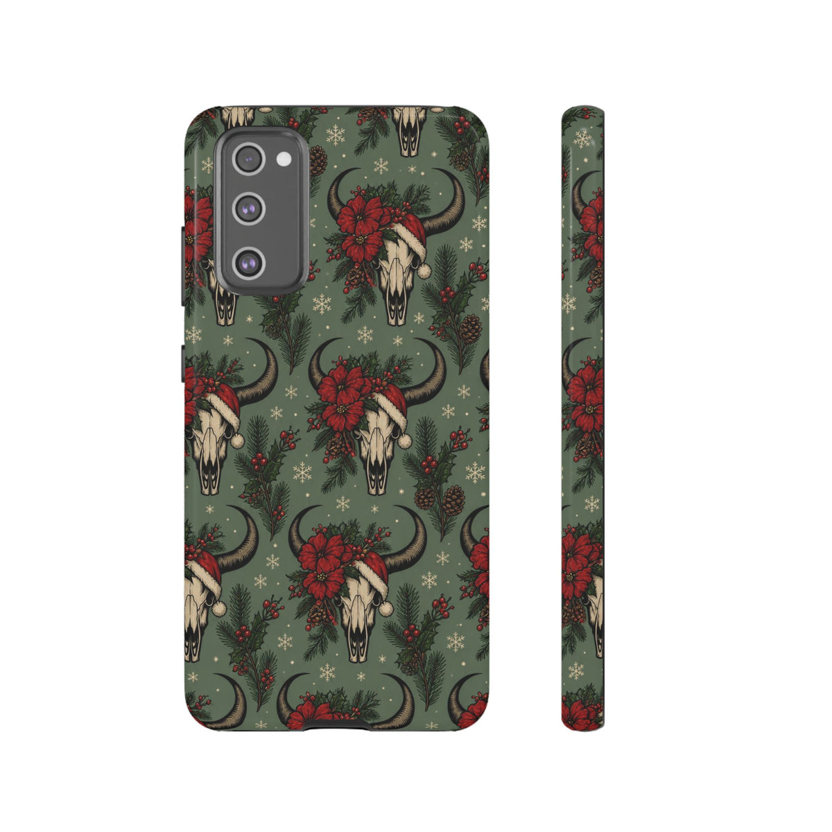 Santa Bull Skulls Tough Case