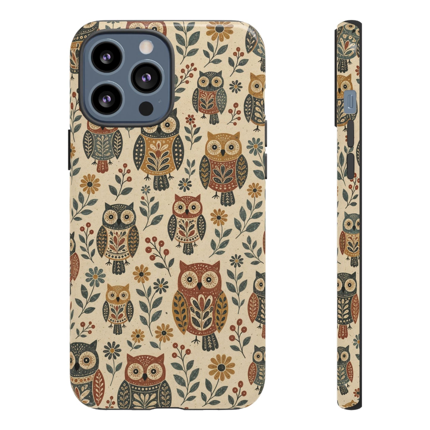 Folk Owls Tough Case