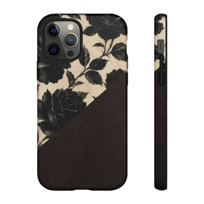 Rose Leather Tough Case