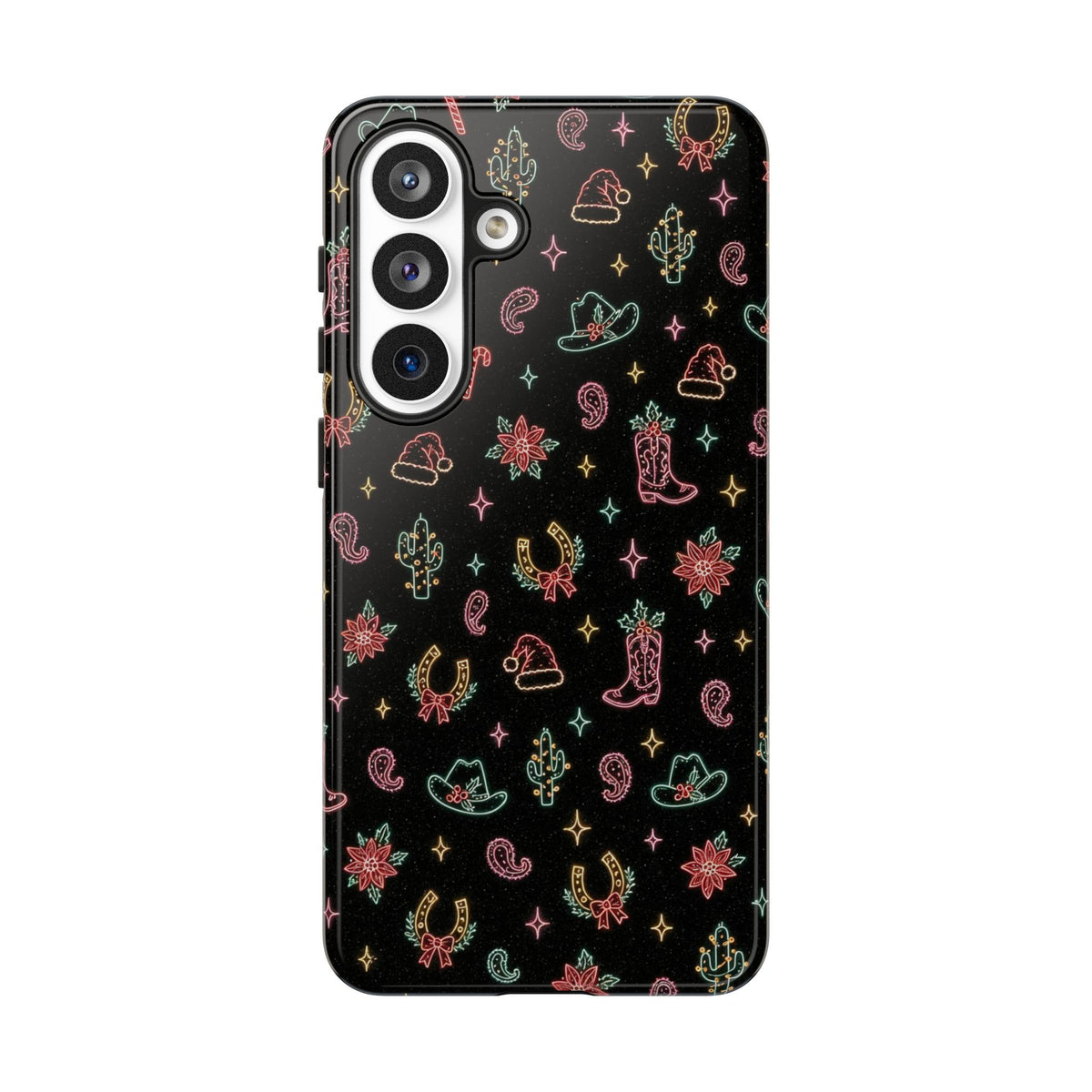 Neon Holiday Doodles Tough Case