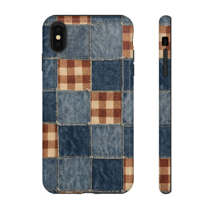 Denim Patchwork Tough Case