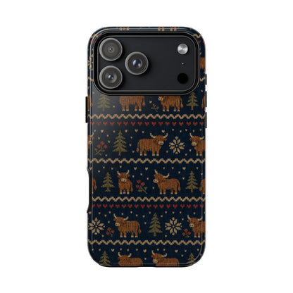 Highland Cow Sweater Tough Case
